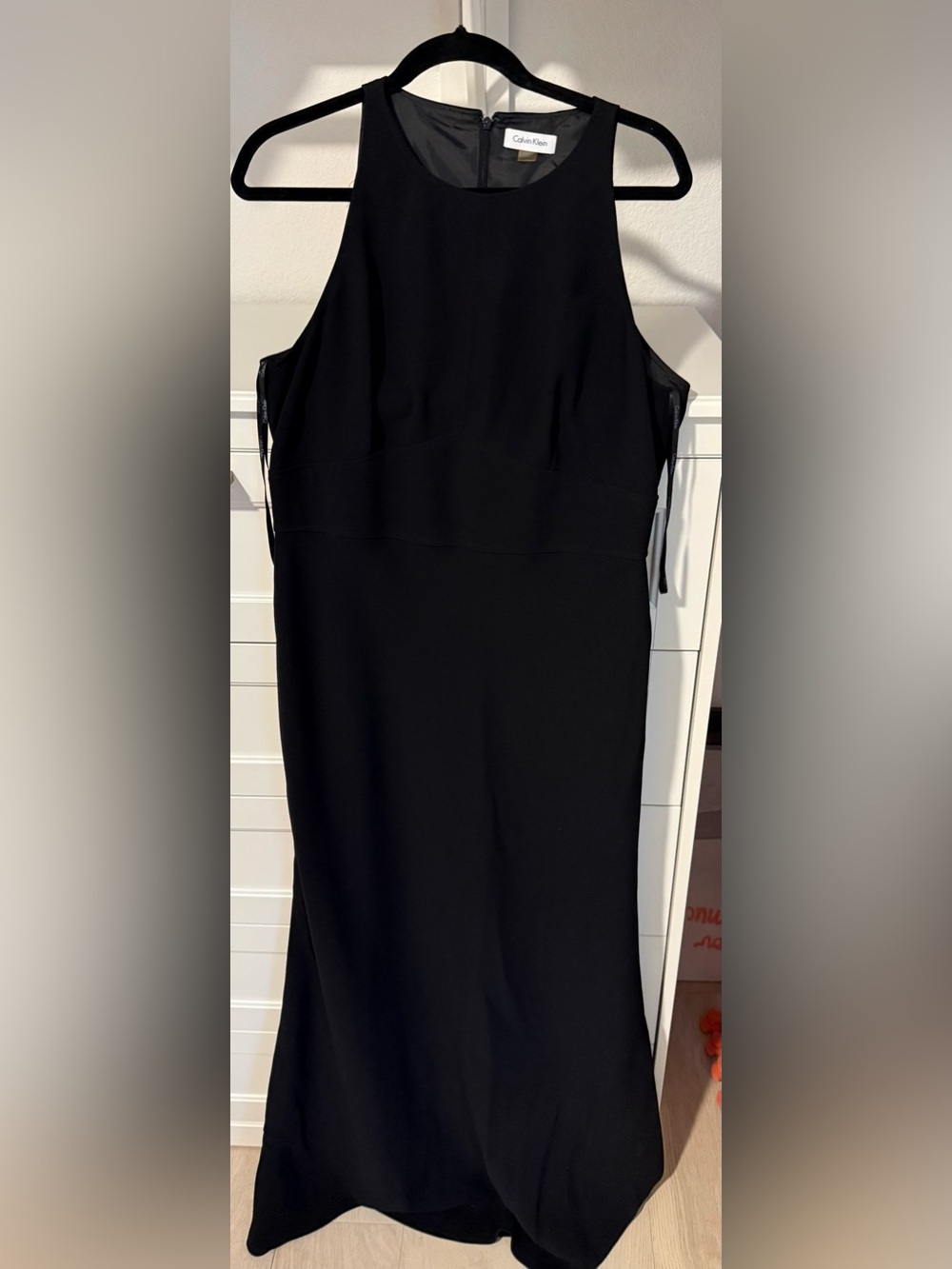 Calvin Klein Black Sleeveless Maxi Dress